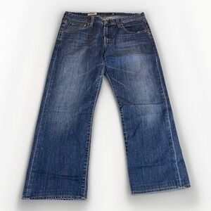 AG ADRIANO GOLDSCHMIED "The Protege" Straight Jeans Men's 34x27 Hemmed